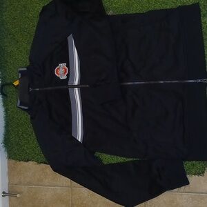 Ohio State Buckeyes Men's Black Dri Fit Track Jacket NWT